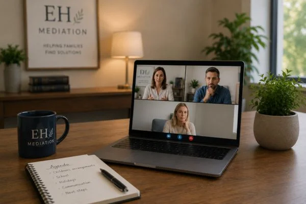 child access mediation Havering online meeting.